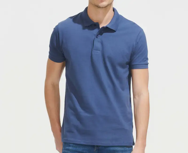 Blue Plain Polo Shirt