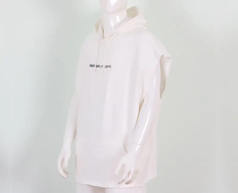 White Color Hoodie
